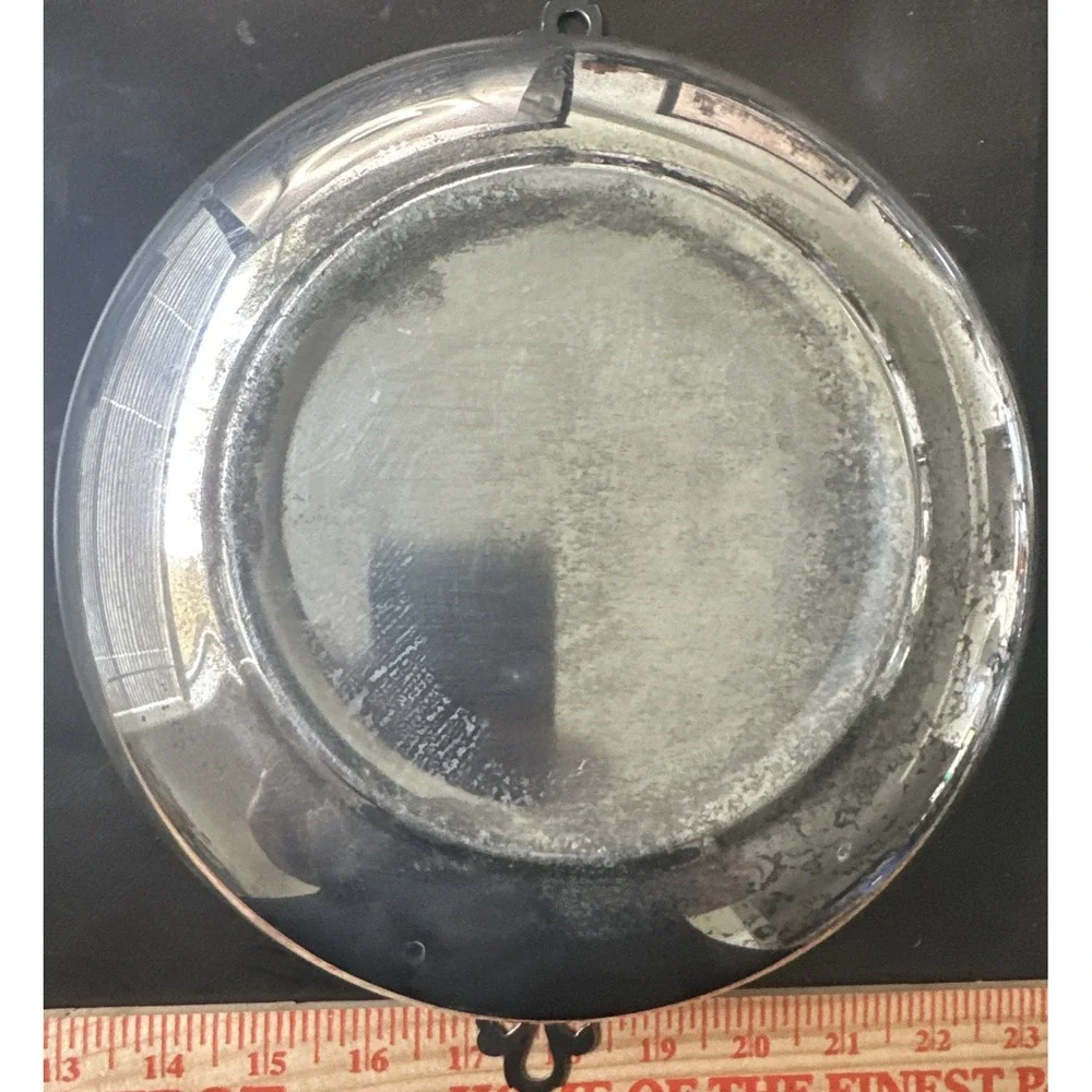 Vtg. Sheffield Silver Company Silverplate Covered Casserole Dish w/Pyrex Insert